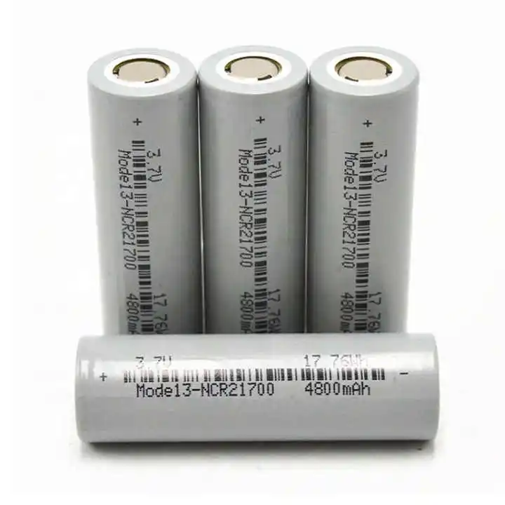 High Power Rechargeable Battery 3.7v 21700 Lithium Ion Battery Cell ...